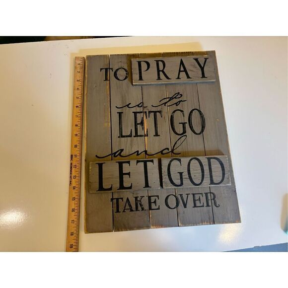 God sign on wood rustic - Picture 5 of 5